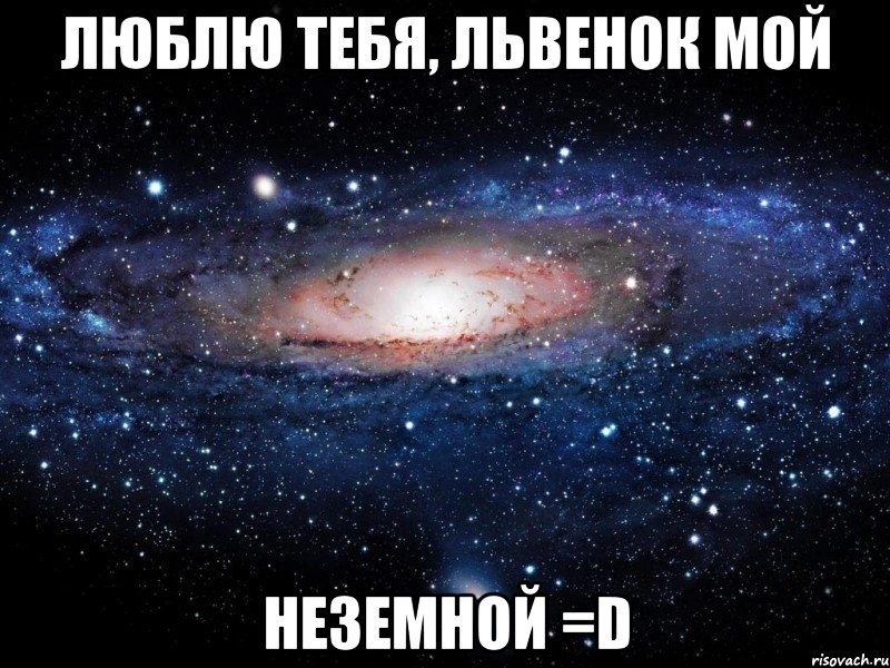 Люблю тебя, львенок мой Неземной =D, Мем Вселенная