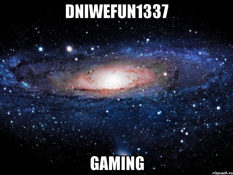 DNIWEFUN1337 GAMING, Мем Вселенная