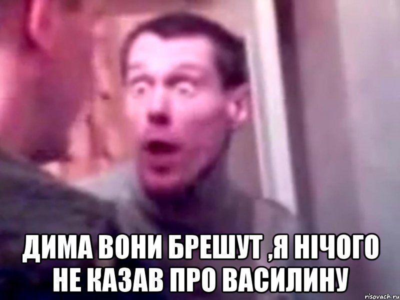  Дима вони брешут ,я нічого не казав про василину, Мем Запили