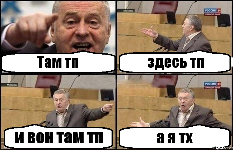 Там тп здесь тп и вон там тп а я тх, Комикс Жириновский