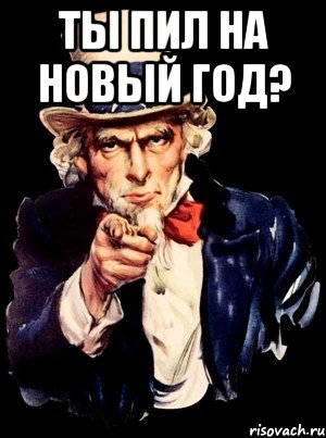 ТЫ ПИЛ НА НОВЫЙ ГОД? , Мем а ты