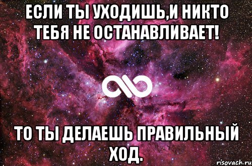 если ты уходишь,и никто тебя не останавливает! То ты делаешь правильный ход., Мем офигенно