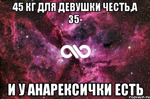 45 кг для девушки честь,а 35- и у анарексички есть, Мем офигенно