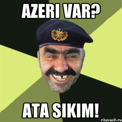 Azeri var? Ata sikim!, Мем airsoft