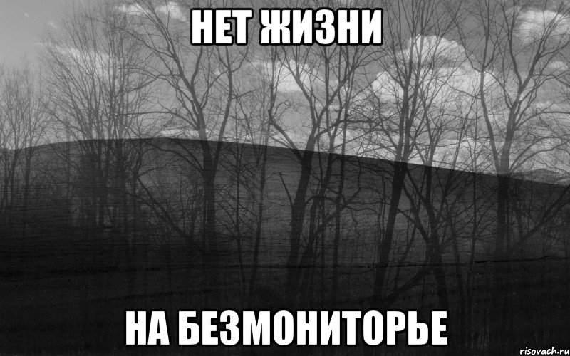 НЕТ ЖИЗНИ на безмониторье