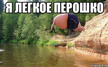 я легкое перошко 