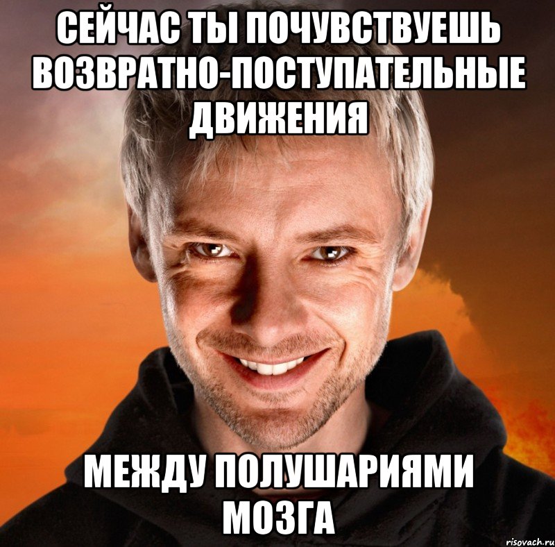 сейчас ты почувствуешь возвратно-поступательные движения между полушариями мозга, Мем Дон Кихот - Темная Версия Социон