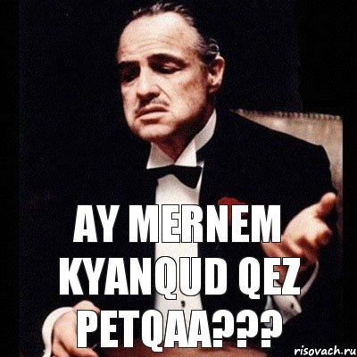 Ay Mernem Kyanqud qez petqaa???, Комикс Дон Вито Корлеоне 1