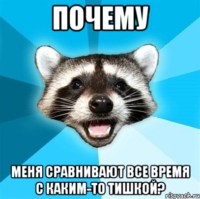 ПОЧЕМУ меня сравнивают все время с каким-то Тишкой?, Мем Енот-Каламбурист