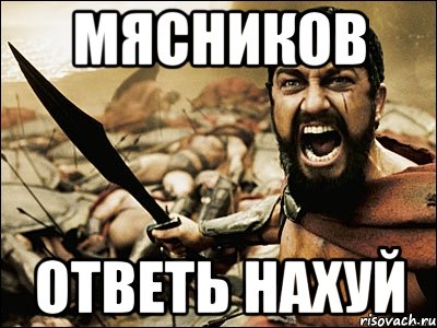 МЯСНИКОВ ОТВЕТЬ НАХУЙ, Мем Это Спарта