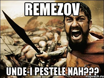 REMEZOV UNDE-I PESTELE NAH???, Мем Это Спарта