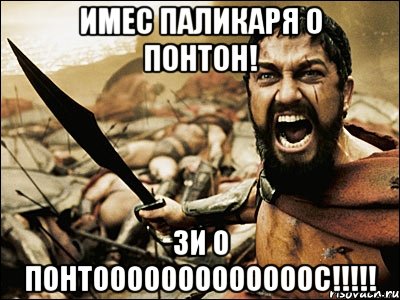 Имес паликаря о Понтон! Зи о Понтооооооооооооос!!!!!, Мем Это Спарта