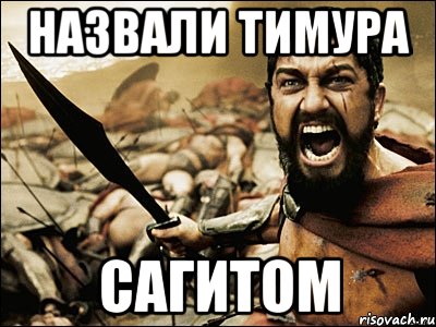 НАЗВАЛИ ТИМУРА САГИТОМ, Мем Это Спарта