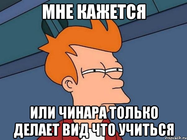 Мне кажется или Чинара только делает вид что учиться, Мем  Фрай (мне кажется или)