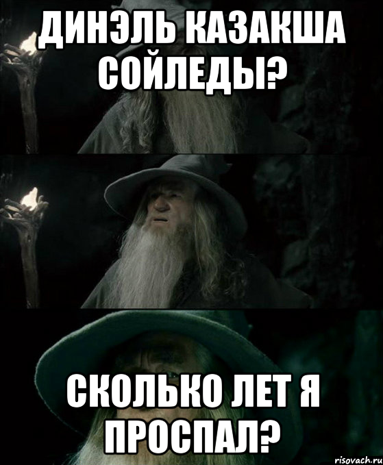 Динэль казакша сойледы? Сколько лет я проспал?, Комикс Гендальф заблудился