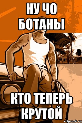 ну чо ботаны кто теперь крутой, Мем GTA