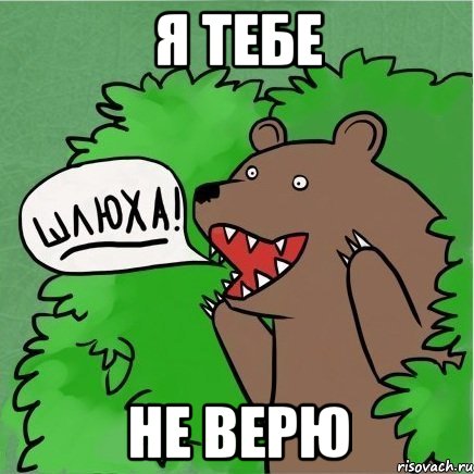 я тебе не верю