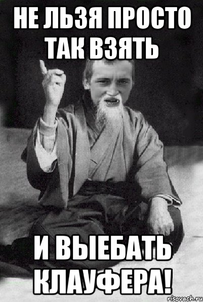 Не льзя просто так взять И выебать клауфера!, Мем Мудрий паца