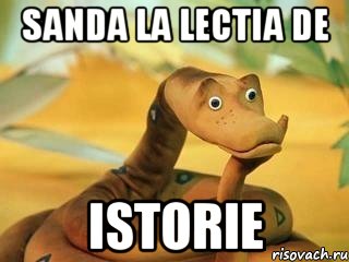 sanda la lectia de istorie