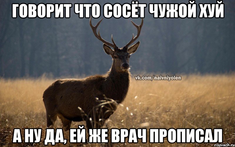 Говорит что сосёт чужой хуй а ну да, ей же врач прописал