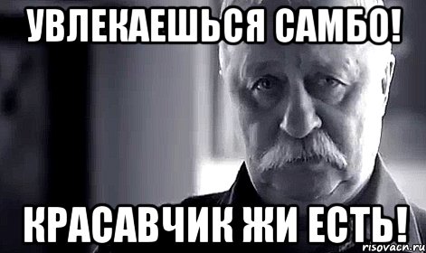 Увлекаешься САМБО! красавчик жи есть!, Мем Не огорчай Леонида Аркадьевича