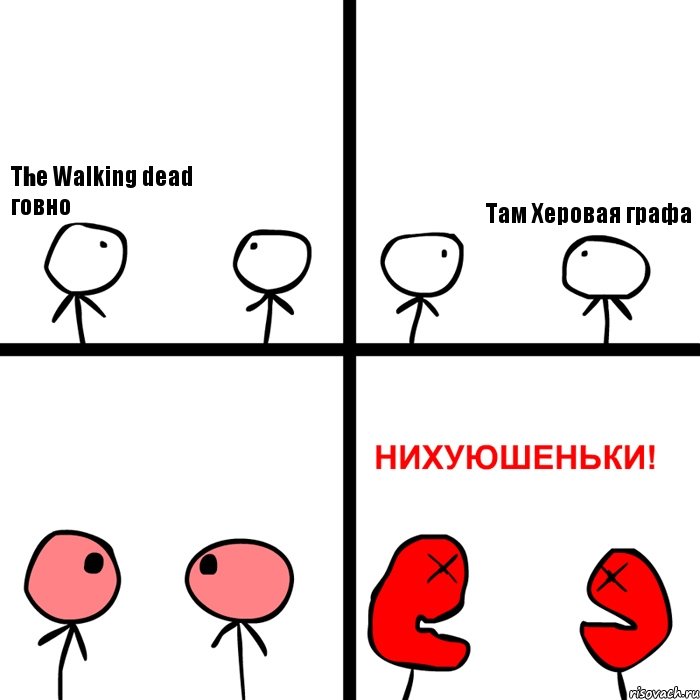 The Walking dead говно Там Херовая графа