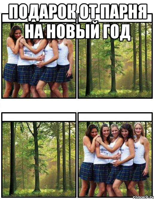 подарок от парня на новый год , Мем Ожидание реальность