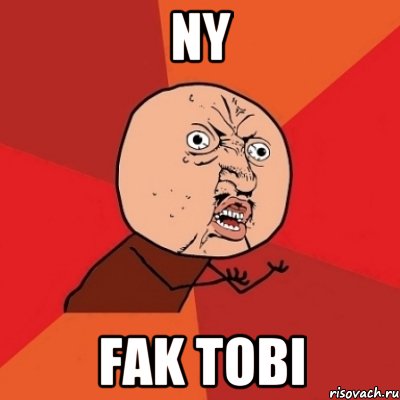 ny fak tobi, Мем Почему