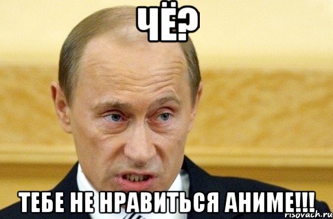 Чё? Тебе не нравиться Аниме!!!, Мем путин