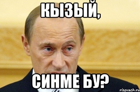 Кызый, синме бу?, Мем путин