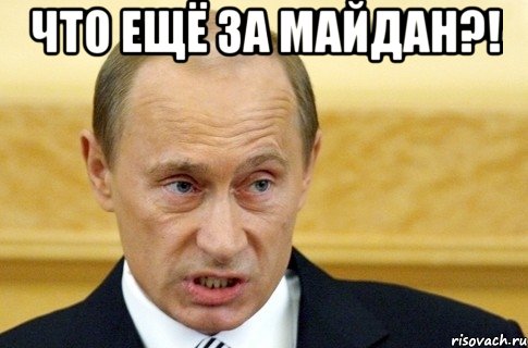 что ещё за майдан?! , Мем путин