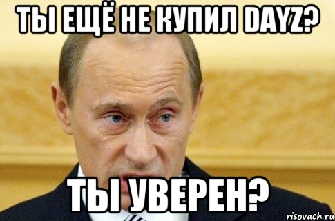 Ты ещё не купил DayZ? Ты уверен?, Мем путин