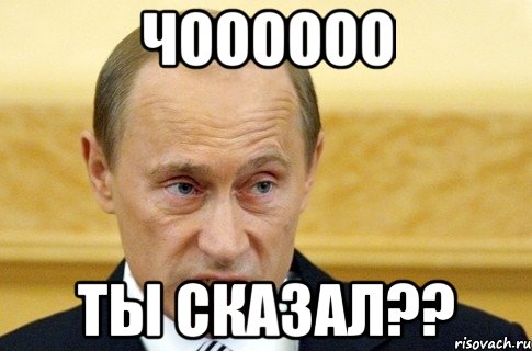 ЧОООООО ТЫ СКАЗАЛ??, Мем путин