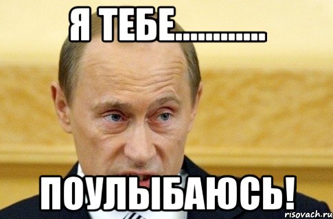 Я тебе............ Поулыбаюсь!, Мем путин