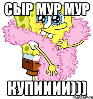 Сыр Мур Мур Купииии))), Мем Спанч боб