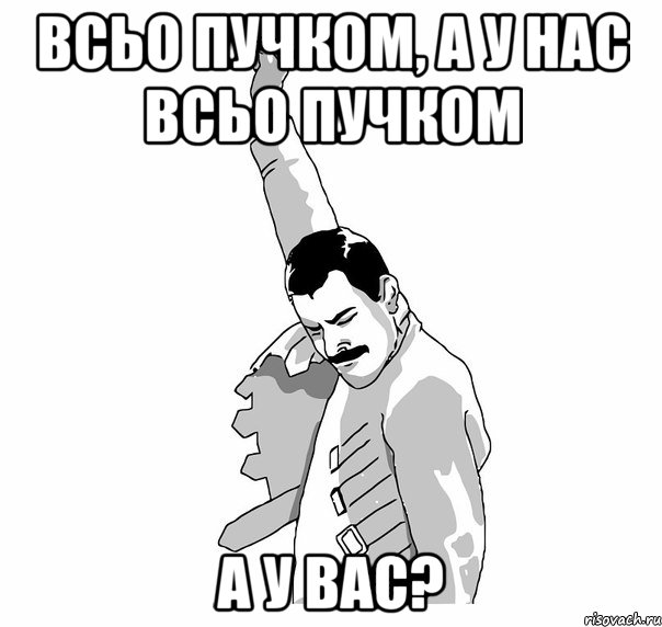 Всьо пучком, а у нас всьо пучком А у Вас?