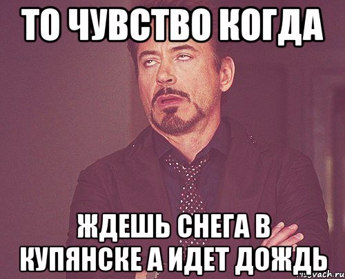 то чувство когда ждешь снега в купянске а идет дождь, Мем твое выражение лица