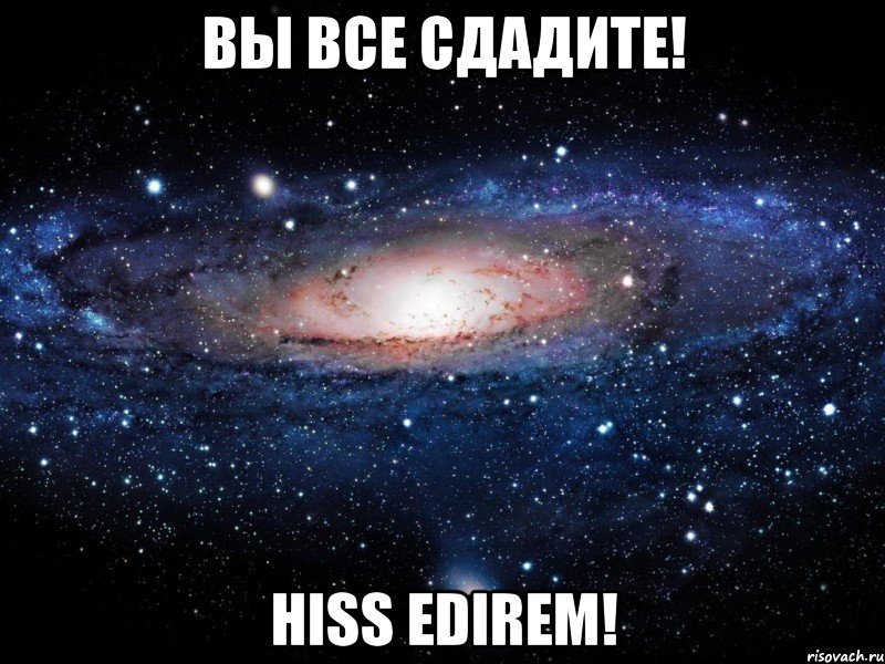 Вы все сдадите! hiss edirem!, Мем Вселенная