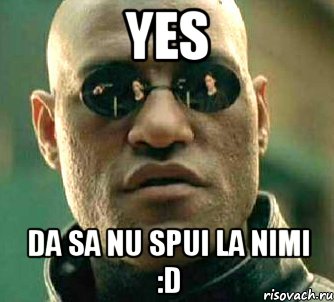 yes da sa nu spui la nimi :D, Мем  а что если я скажу тебе