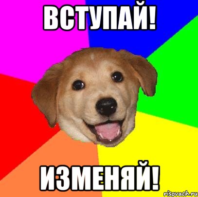 Вступай! Изменяй!, Мем Advice Dog