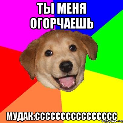 ты меня огорчаешь мудак:СССССССССССССССс, Мем Advice Dog