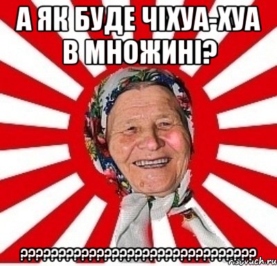 А як буде чіхуа-хуа в множині? ???????????????????????????????, Мем  бабуля