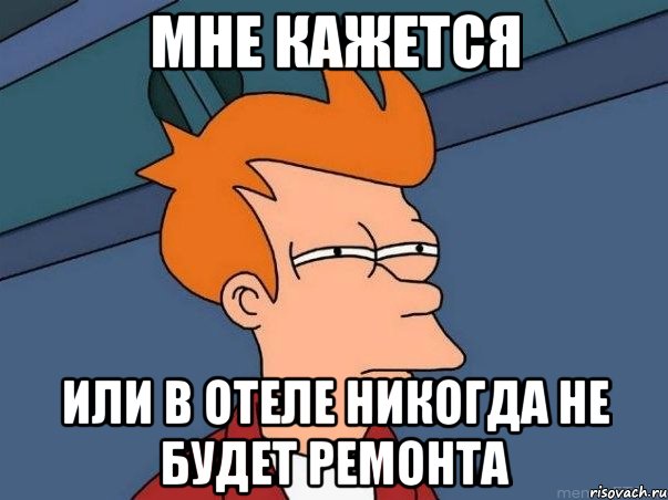 мне кажется или в отеле никогда не будет ремонта, Мем  Фрай (мне кажется или)