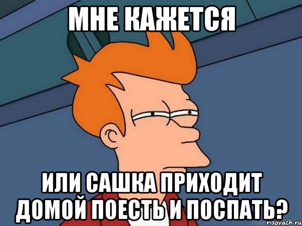 мне кажется или сашка приходит домой поесть и поспать?, Мем  Фрай (мне кажется или)