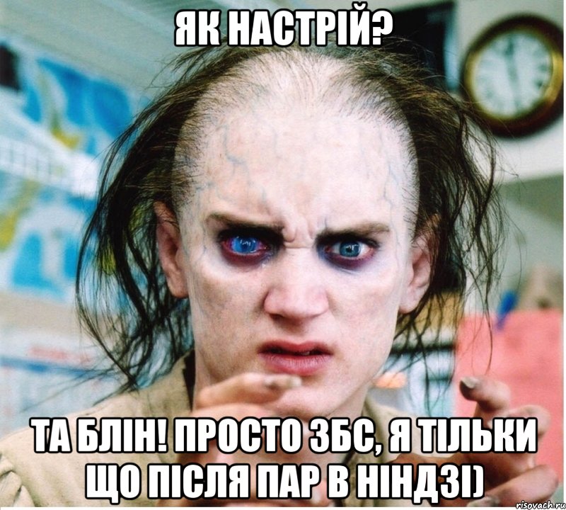 Як настрій? Та блін! Просто збс, я тільки що після пар в Ніндзі), Мем фродум