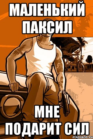 Маленький ПАКСИЛ мне подарит сил, Мем GTA