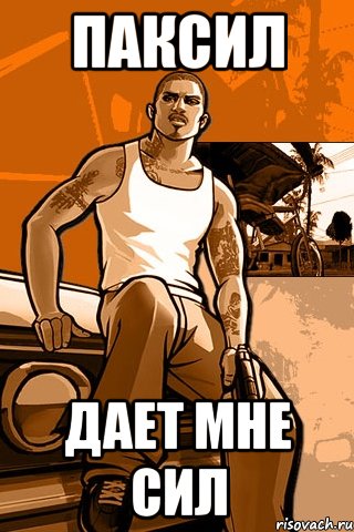 ПАКСИЛ дает мне сил, Мем GTA