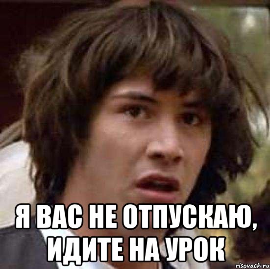  Я вас не отпускаю, идите на урок, Мем А что если (Киану Ривз)