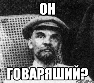 он говаряший?, Мем   Ленин удивлен