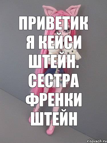 приветик я кейси штейн. сестра френки штейн, Комикс монстер хай новая ученица